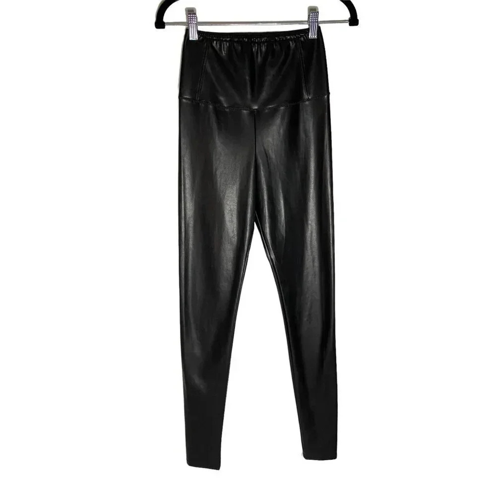 Wilfred Free Daria Pant High-waisted Vegan Leather Leggings-sz Small